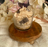 Bougie gourmande rocher praliné 