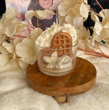 Bougie gourmande gaufre vanille