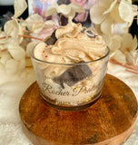 Bougie gourmande rocher praliné 