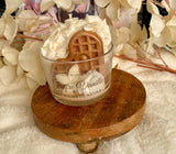 Bougie gourmande gaufre vanille