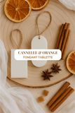 CANNELLE ORANGE - Tablette de cire parfumée de Noël