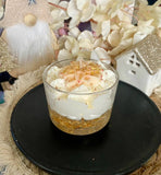 Bougie gourmande fleur de Noël