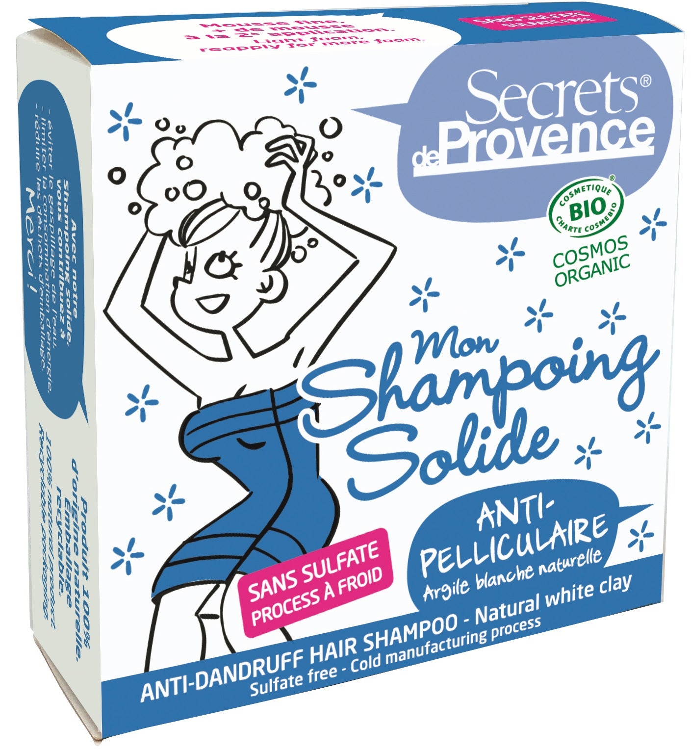 Shampoing solide anti-pelliculaire ss sulfate